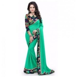 SELF DESIGN FASHION GEORGETTE SARI