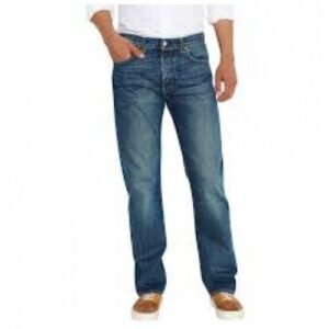 REGULAR MEN'S BLACK JEANS